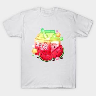 Aesthetic Watermelon Juice Carton T-Shirt